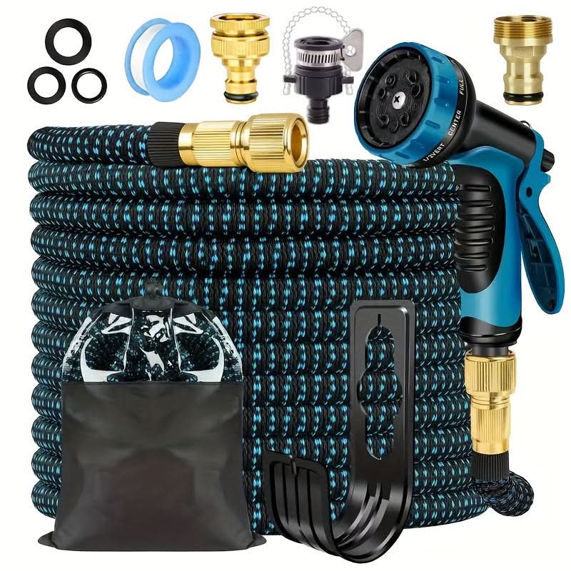 Portable Watering Hose - Flexible Flow Design - Garden & Cleaning Use | meowbutter