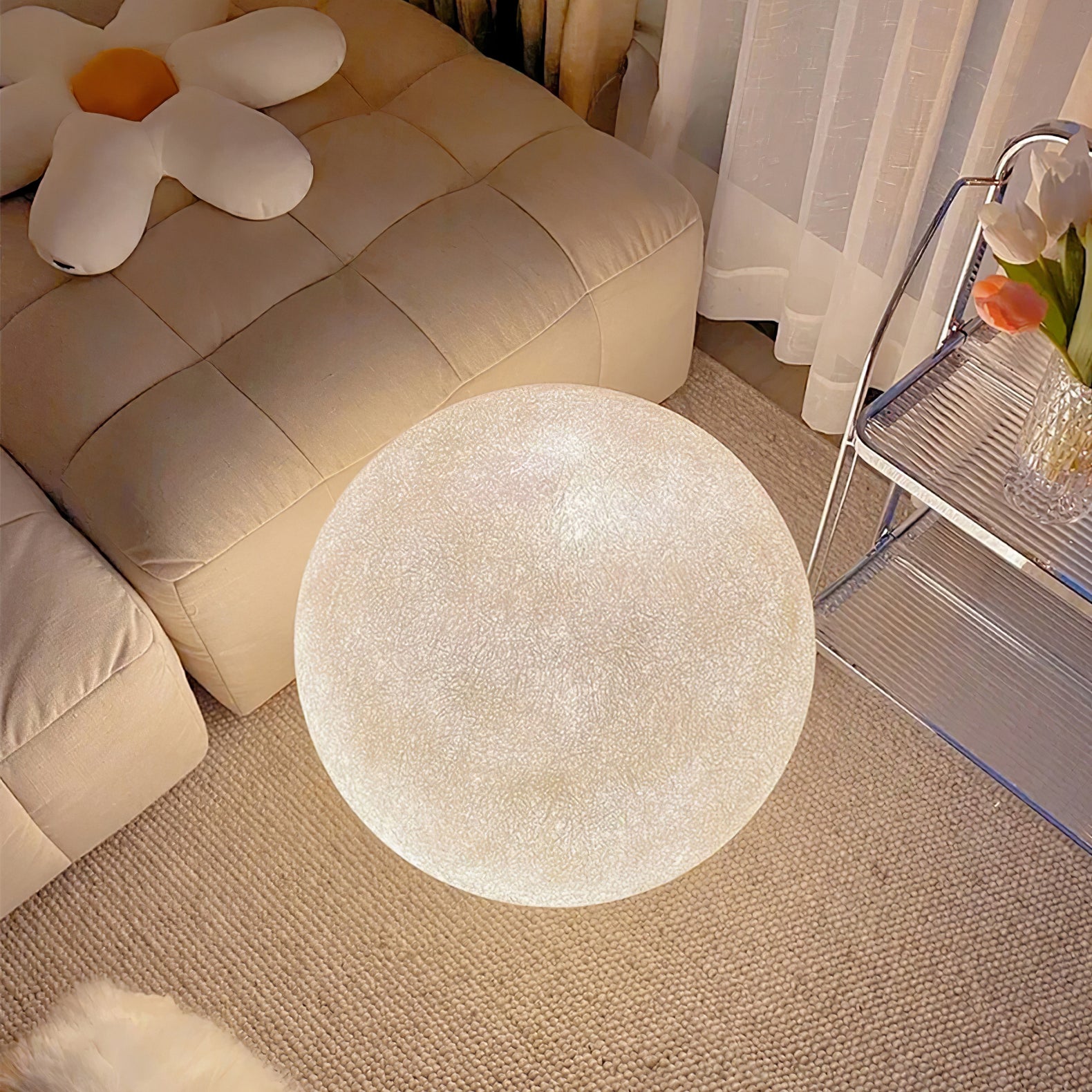 3D Moon Lamp Dimmable LED Bedside Night Light