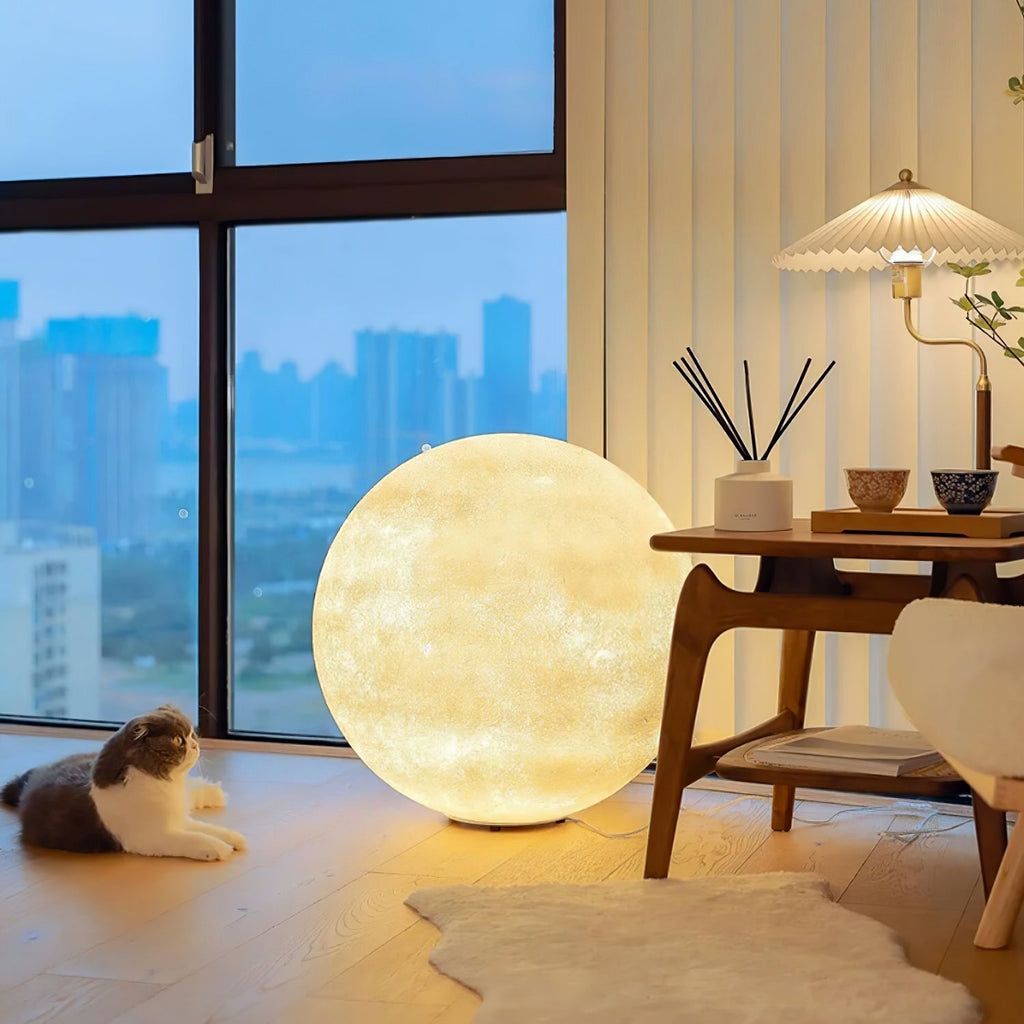3D Moon Lamp Dimmable LED Bedside Night Light