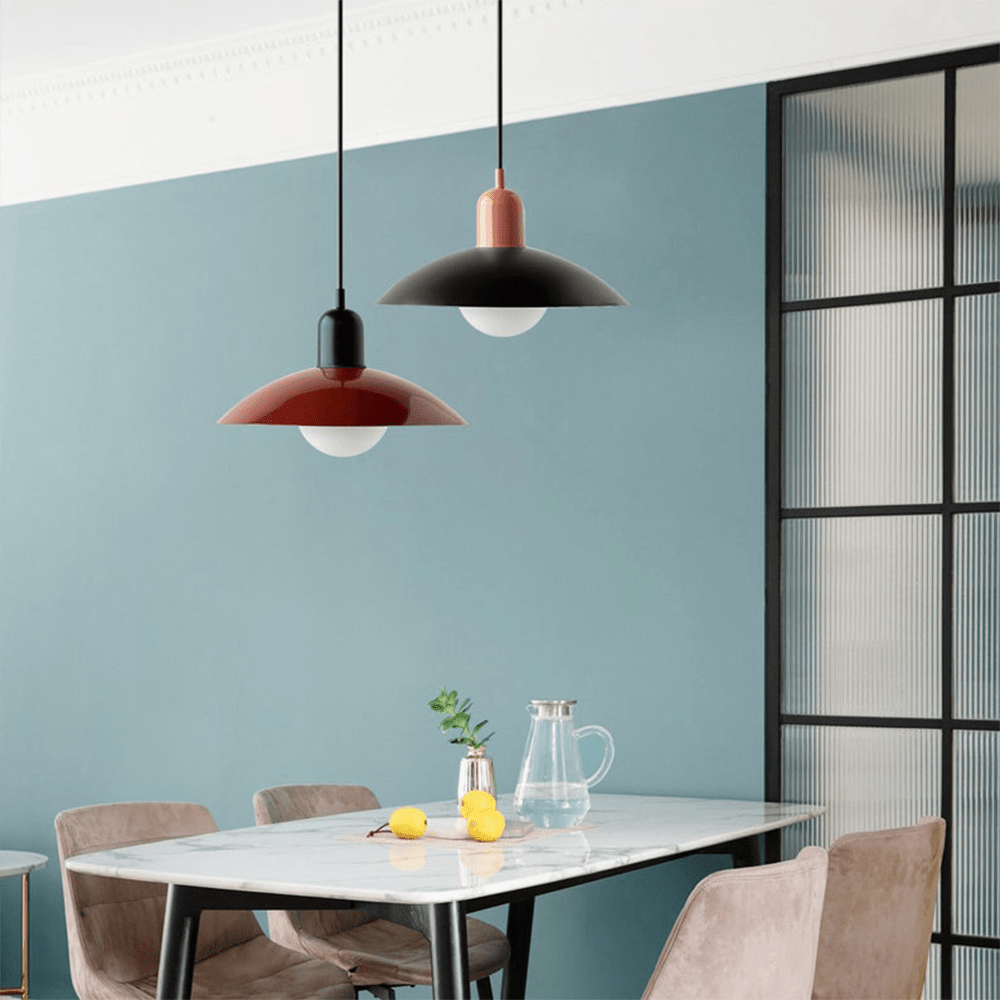 Macaron Bauhaus Pendant Light | Modern Colourful Ceiling Lamp | Meowbutter