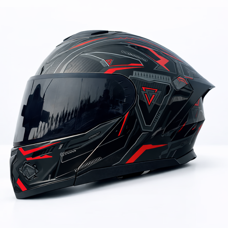 Kask motocyklowy LVS-909 Pro - Meowbutter
