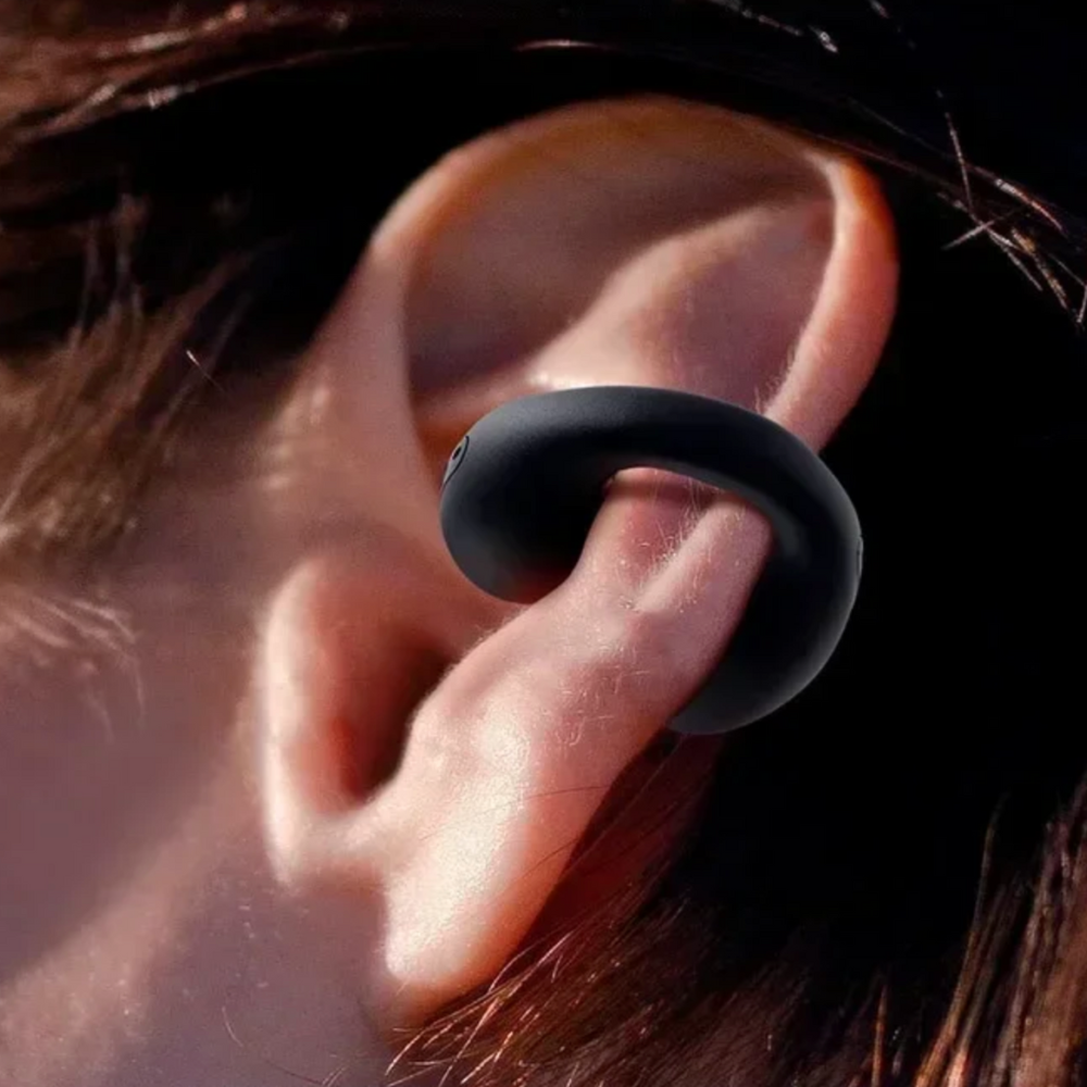 سماعات أذن لاسلكية فاخرة EchoSonic — صوت بتقنية التوصيل العظمي
