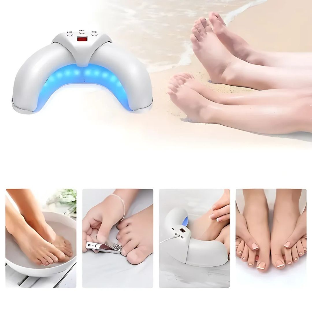 Dual-Wavelength Laser Light Device - Compact - Portable - Home Nail Care Use | meowbutter