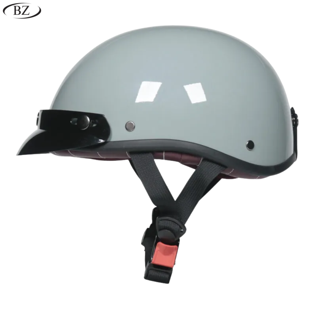 Vintage Half Helmet – DOT Approved | Unisex 4-Season Riding - Meowbutter