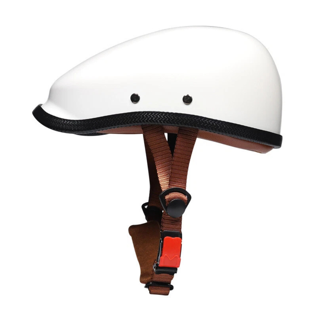 Casco Vintage de Perfil Bajo | Certificado DOT y ECE - Meowbutter