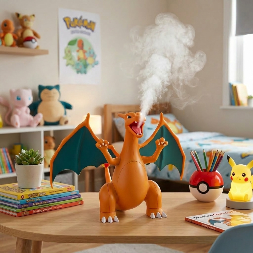 Charizard Themed LED Humidifier For Anime Fans And Collectors