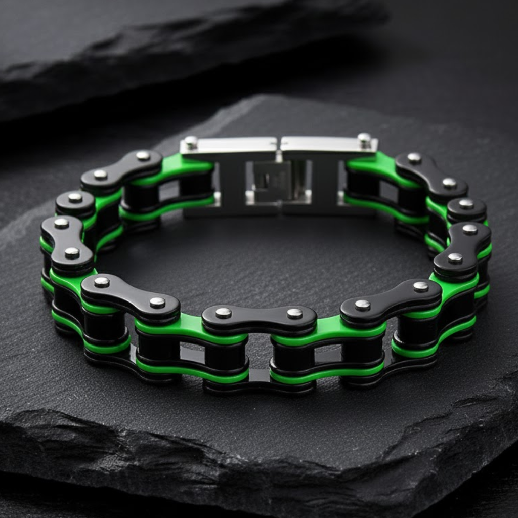 Bracciale Catena da Biker – Serie Acciaio Forgiato | meowbutter