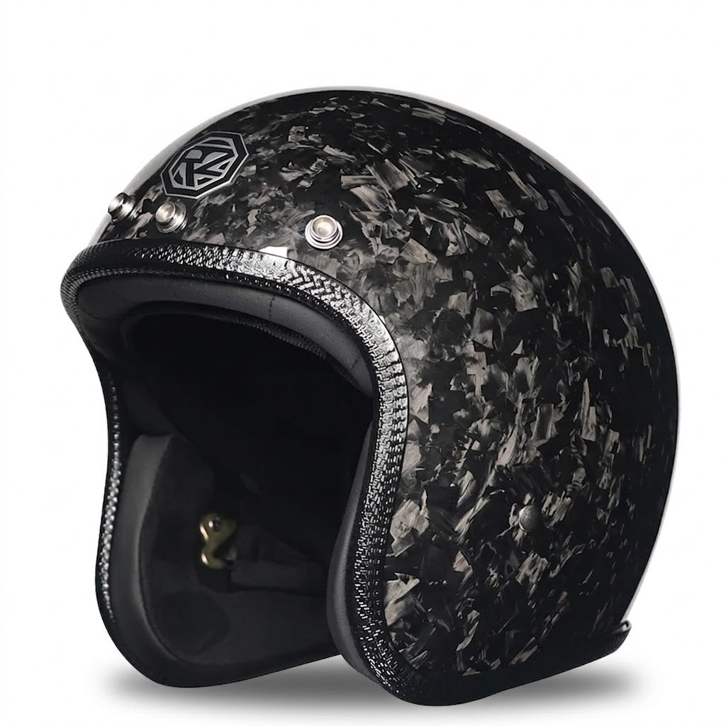 The Street King Carbon Open-Face Helmet – DOT & ECE Approved - Meowbutter