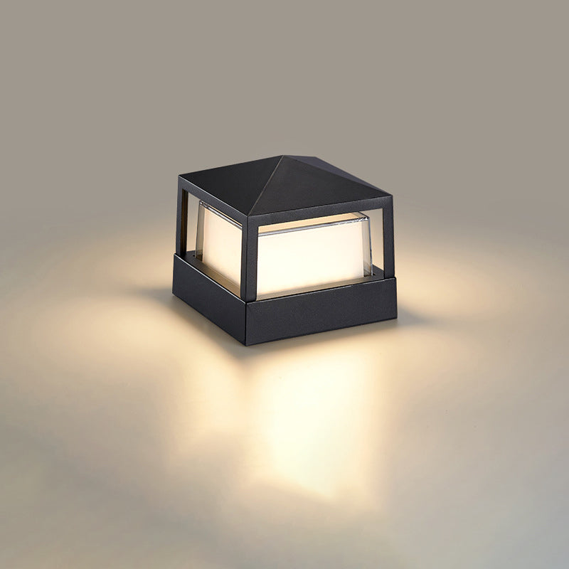 Lampada da prato esterna a LED con cilindro in alluminio impermeabile industriale | Meowbutter