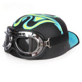 Casco de motocicleta vintage medio - Meowbutter