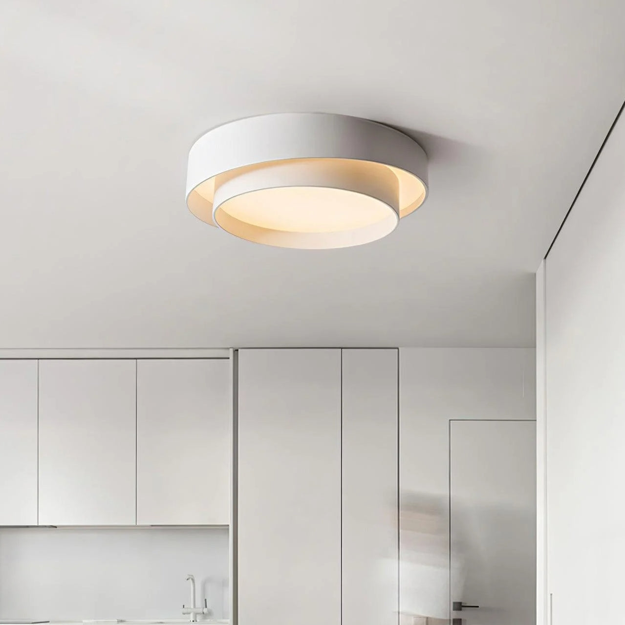 Plafoniera LED rotonda nordica | Design moderno minimalista | Meowbutter