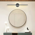 Luxe LED Mirror Wall Light | Minimalist Black & Gold Wall Lamp | Meowbutter