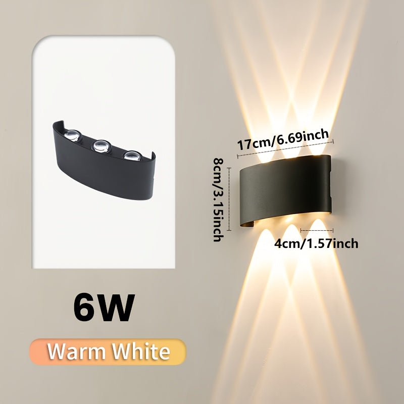 Modern Dual Beam LED Wall Light | Indoor & Outdoor IP55 | Meowbutter