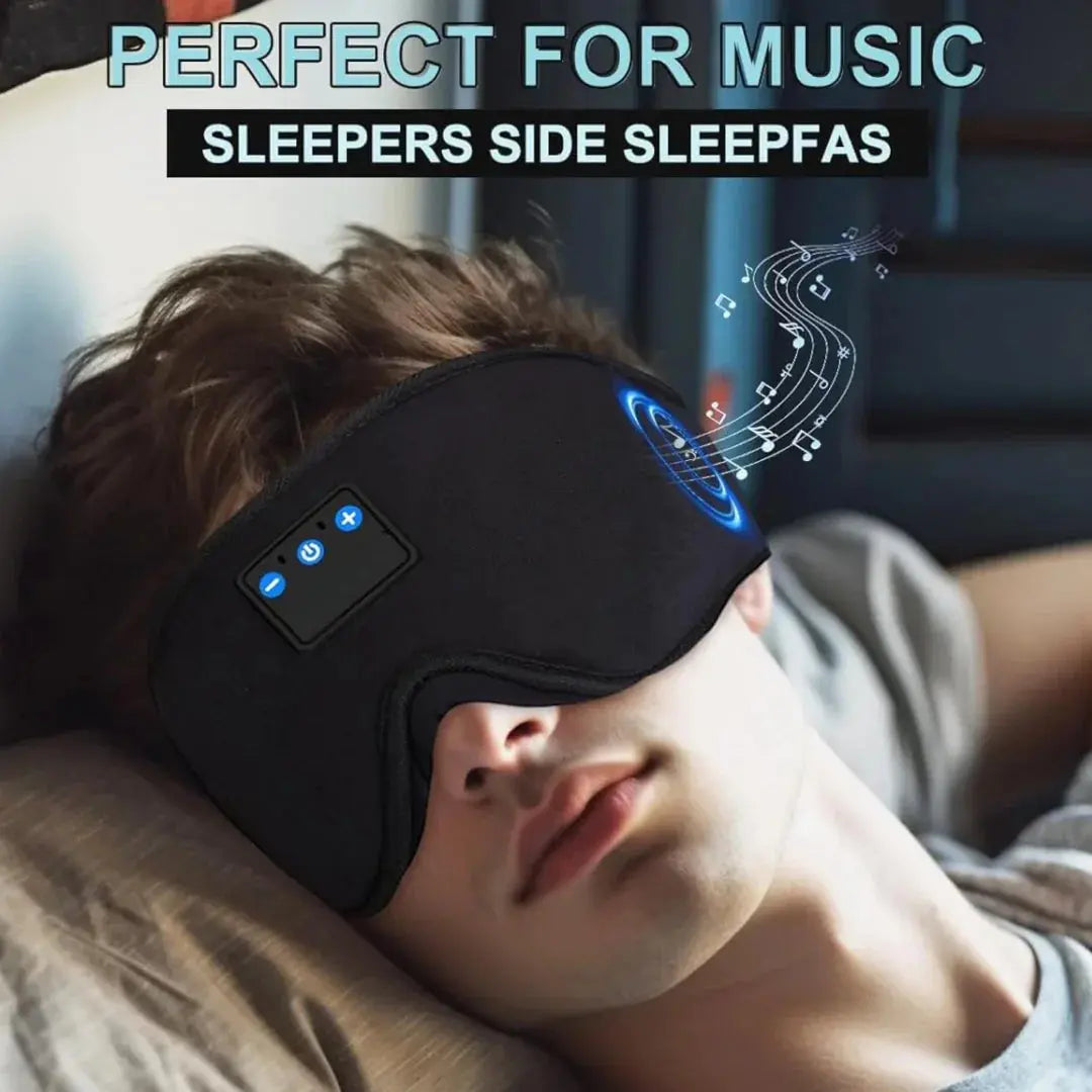 Sleep Mask With Bluetooth Earphones for Nighttime Rest