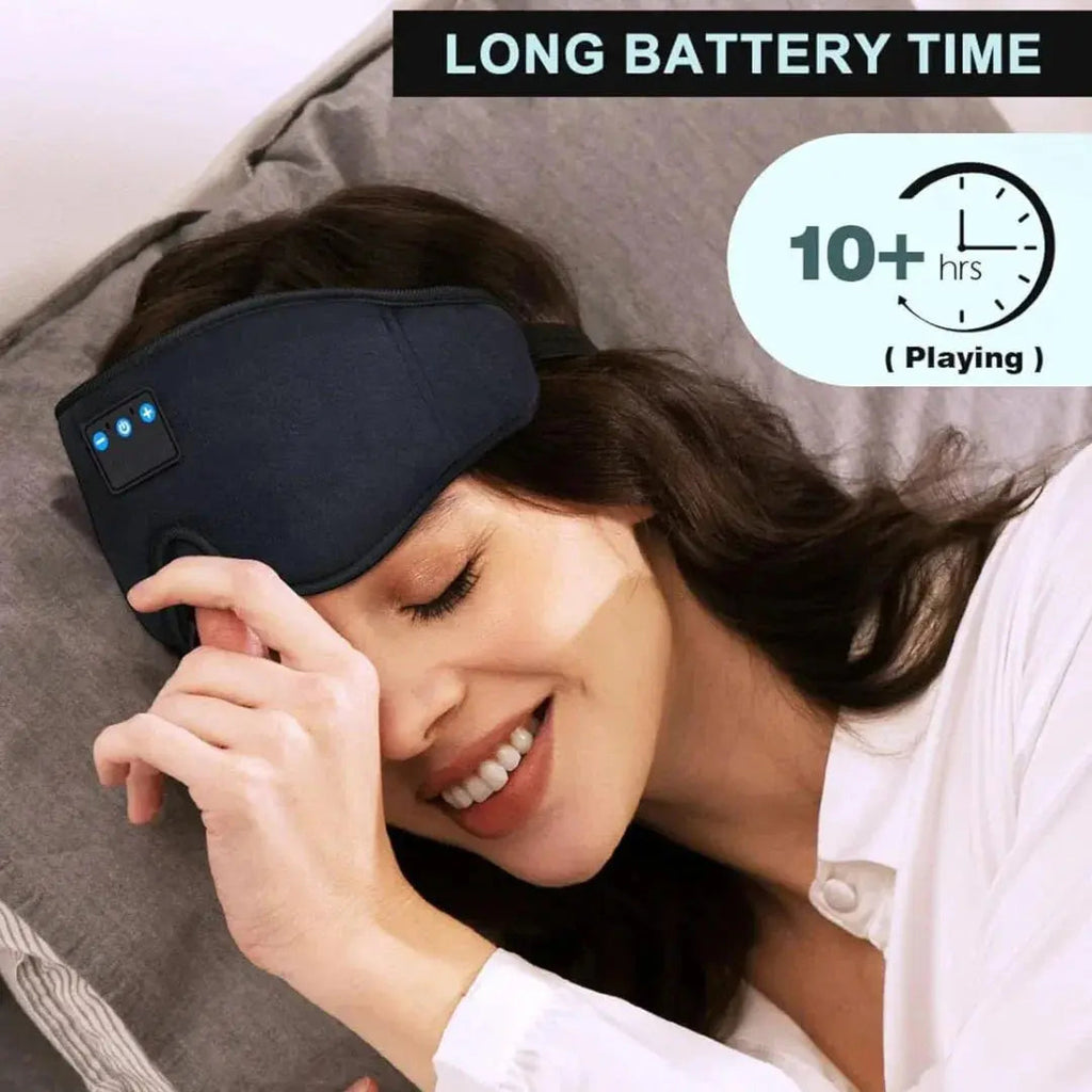 Sleep Mask With Bluetooth Earphones for Nighttime Rest