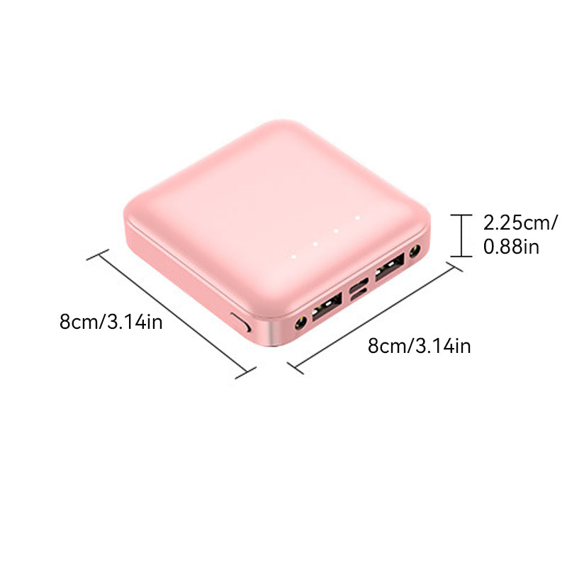 4 az 1-ben Power Bank - USB-C Gyors Töltés - 10000 és 20000mAh - Fekete, Fehér és Lila | meowbutter