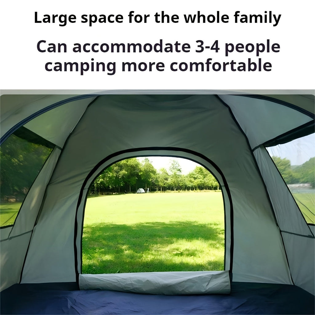 4-Person Pop-Up Tent - UV Protection - Instant Setup Camping Tent | meowbutter