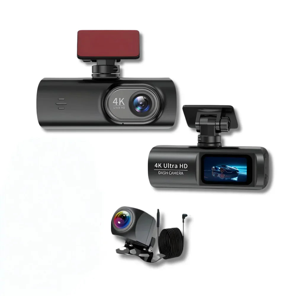 Dash Cam 4K Ultra HD WiFi Night Vision GPS Vehicle Recorder | Meowbutter