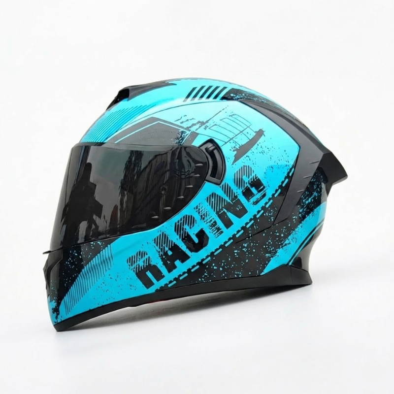Rider Street Dominator Fullface Helm - Meowbutter