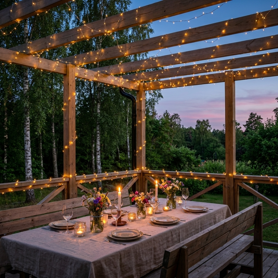 Nova Wireless Outdoor String Lights For Patio Ambiance