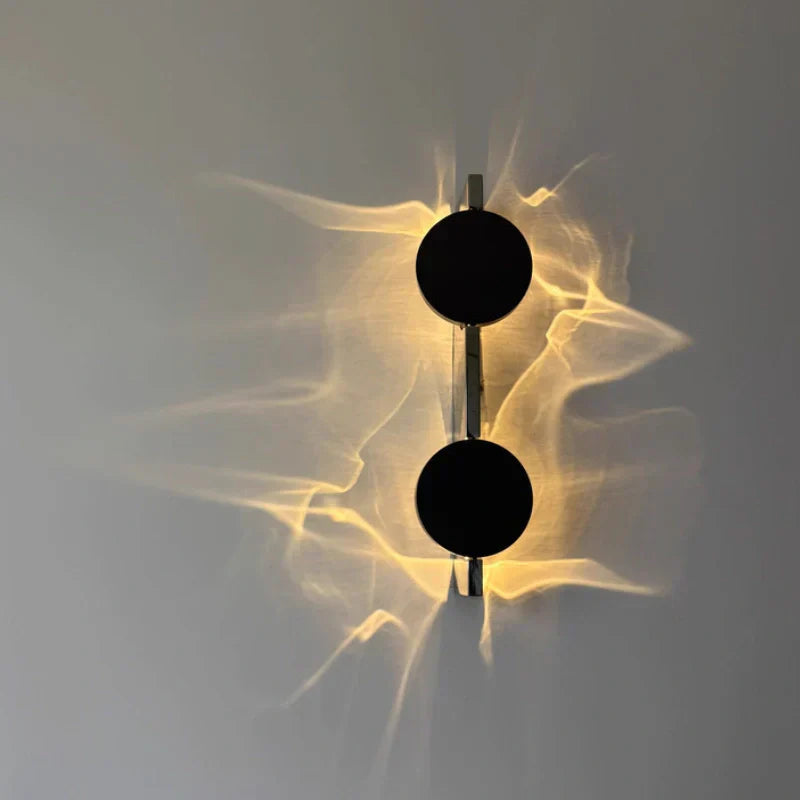 Ripple Wall Sconce With Adjustable 180 Degree Head Warm White Ambient Light