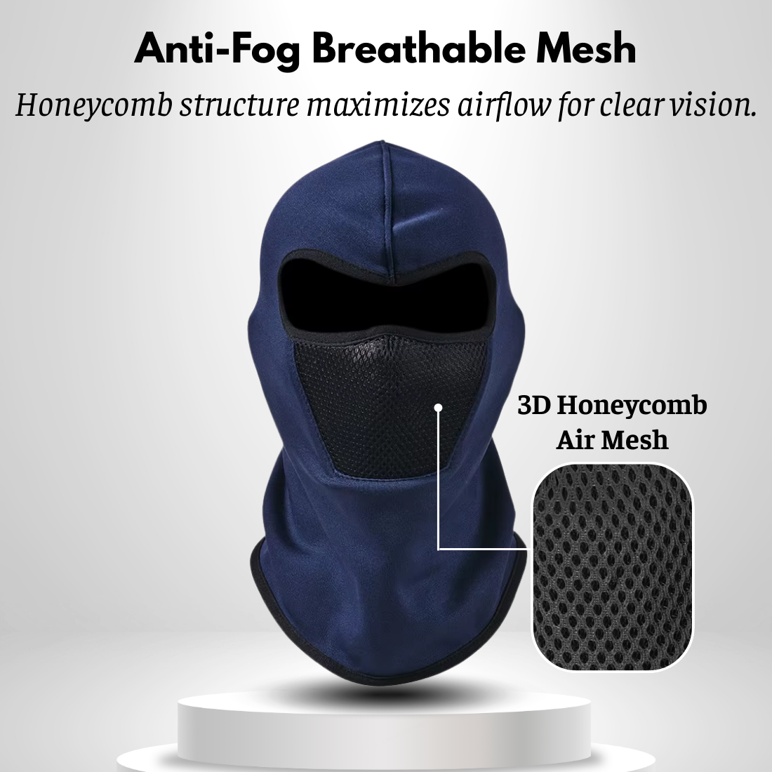 Premium Biker Winter Balaclava – Fleece-Lined, Windproof & Breathable - Meowbutter