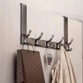 Porta-organizer da porta per asciugamani e cappotti con cinque ganci