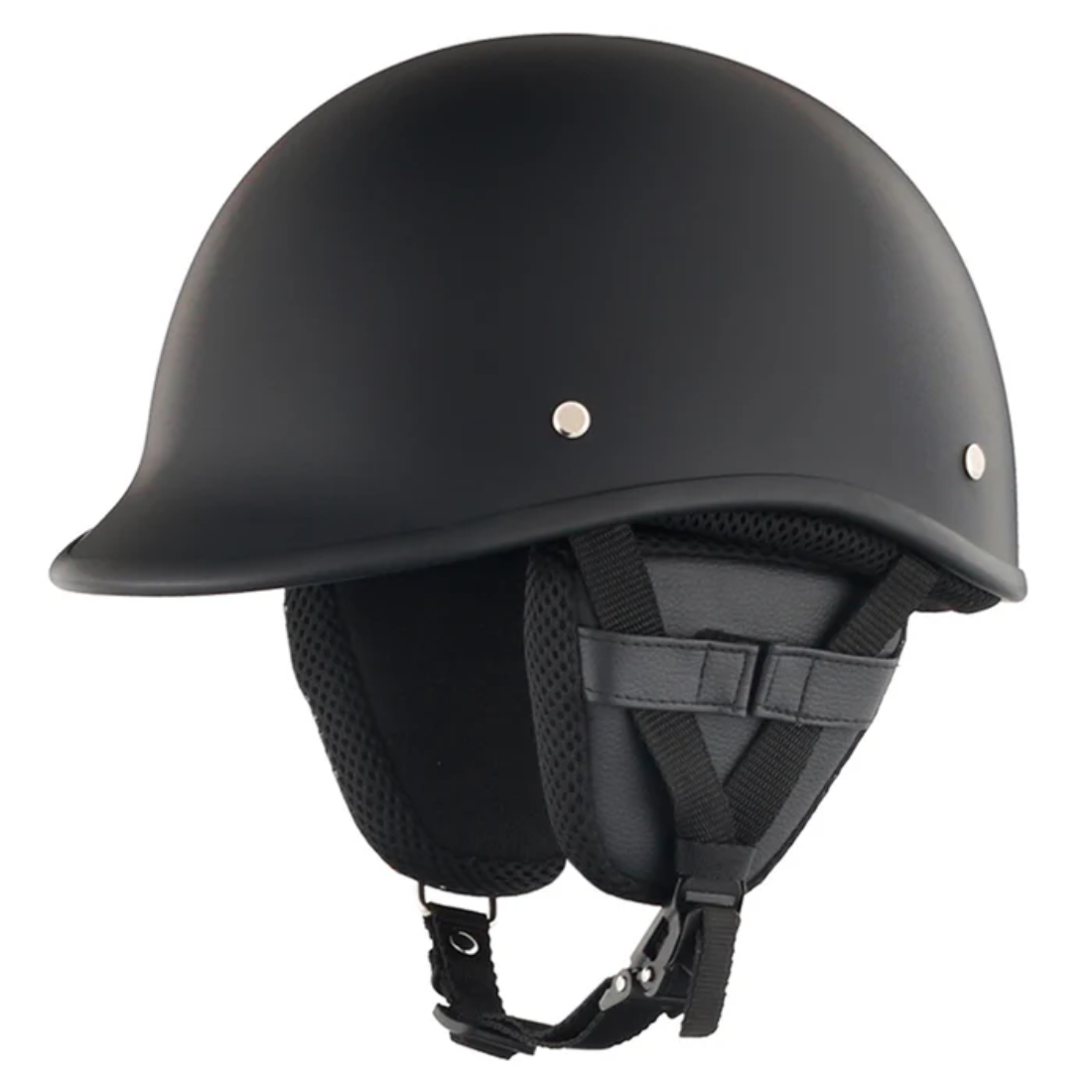 Vintage Low-Profile Polo Half Helmet | DOT Certified - Meowbutter
