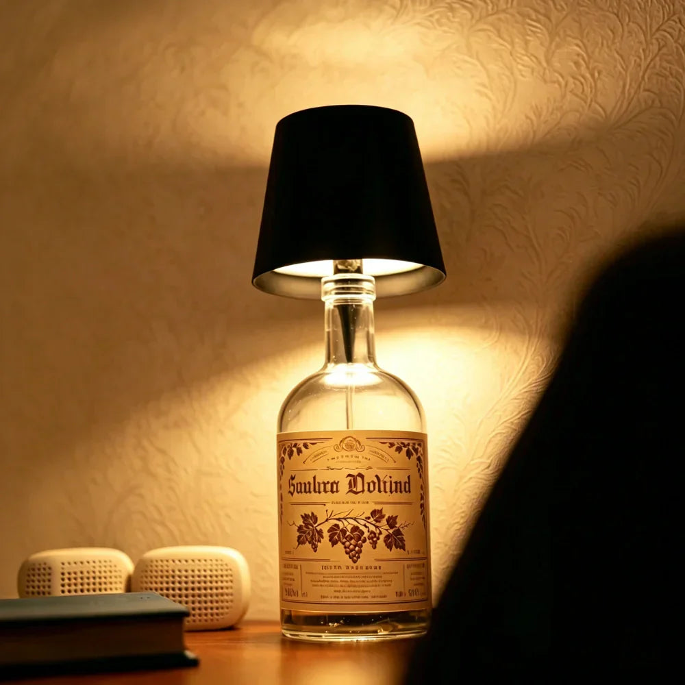 Bottle Glow Cordless Upcycled Bottle Light With Adjustable Brightness