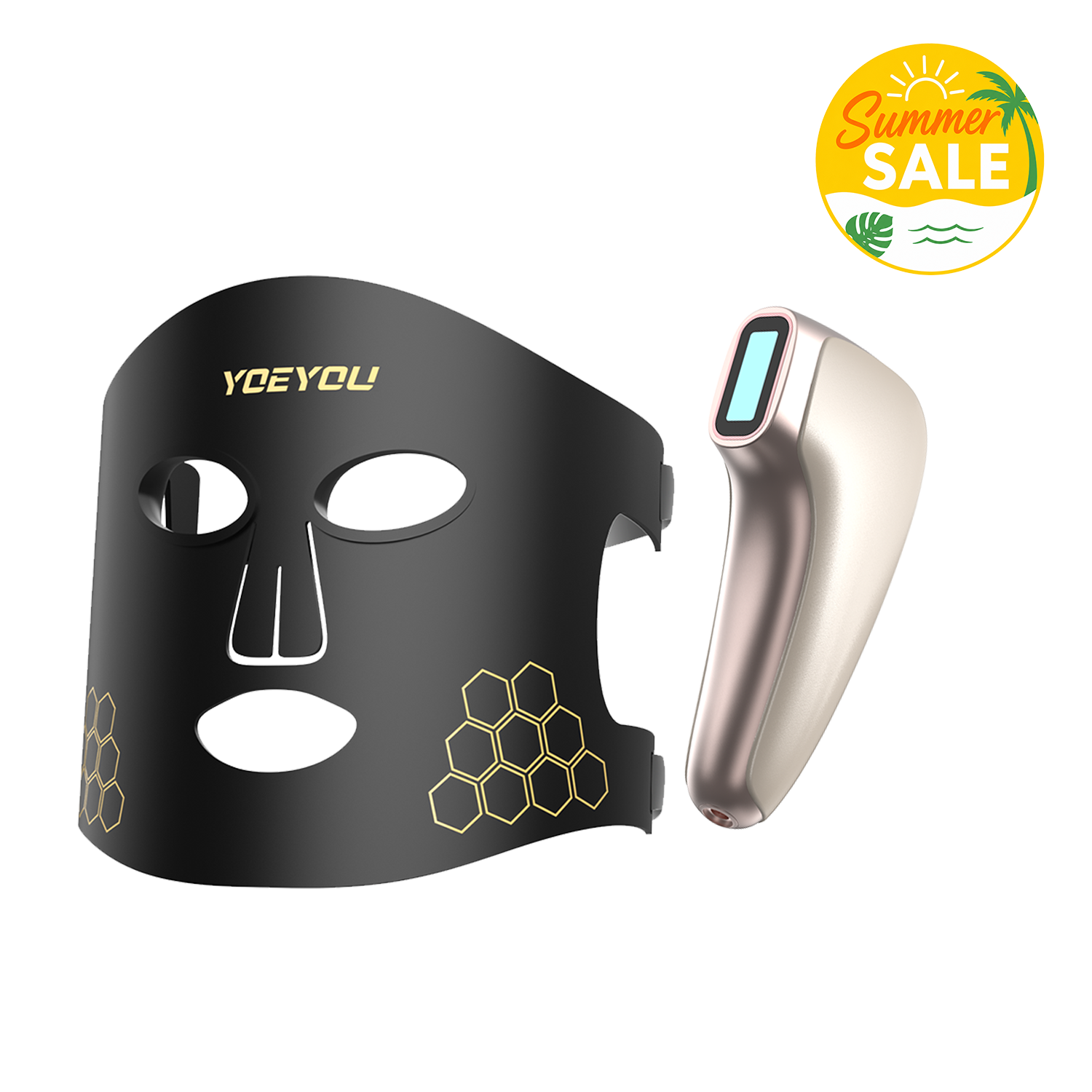 IPL Hair Removal Device for Hair Reduction and Lasting Smooth Skin