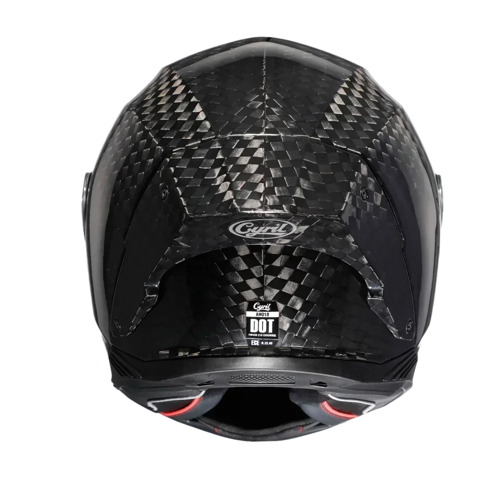 CYRIL R30S Carbon Pro helhjälm - DOT- och ECE-godkänd - Meowbutter