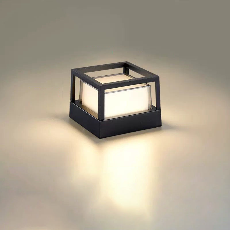 Lampada da prato esterna a LED con cilindro in alluminio impermeabile industriale | Meowbutter