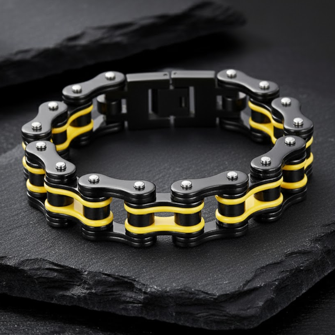 Bracciale Catena da Biker – Serie Acciaio Forgiato | meowbutter