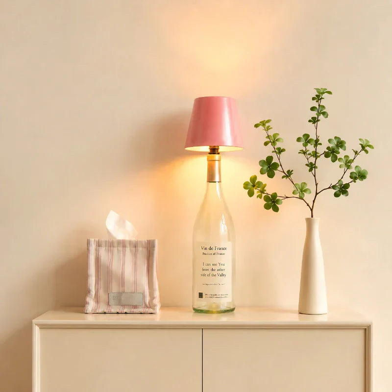 Bottle Glow Cordless Upcycled Bottle Light With Adjustable Brightness