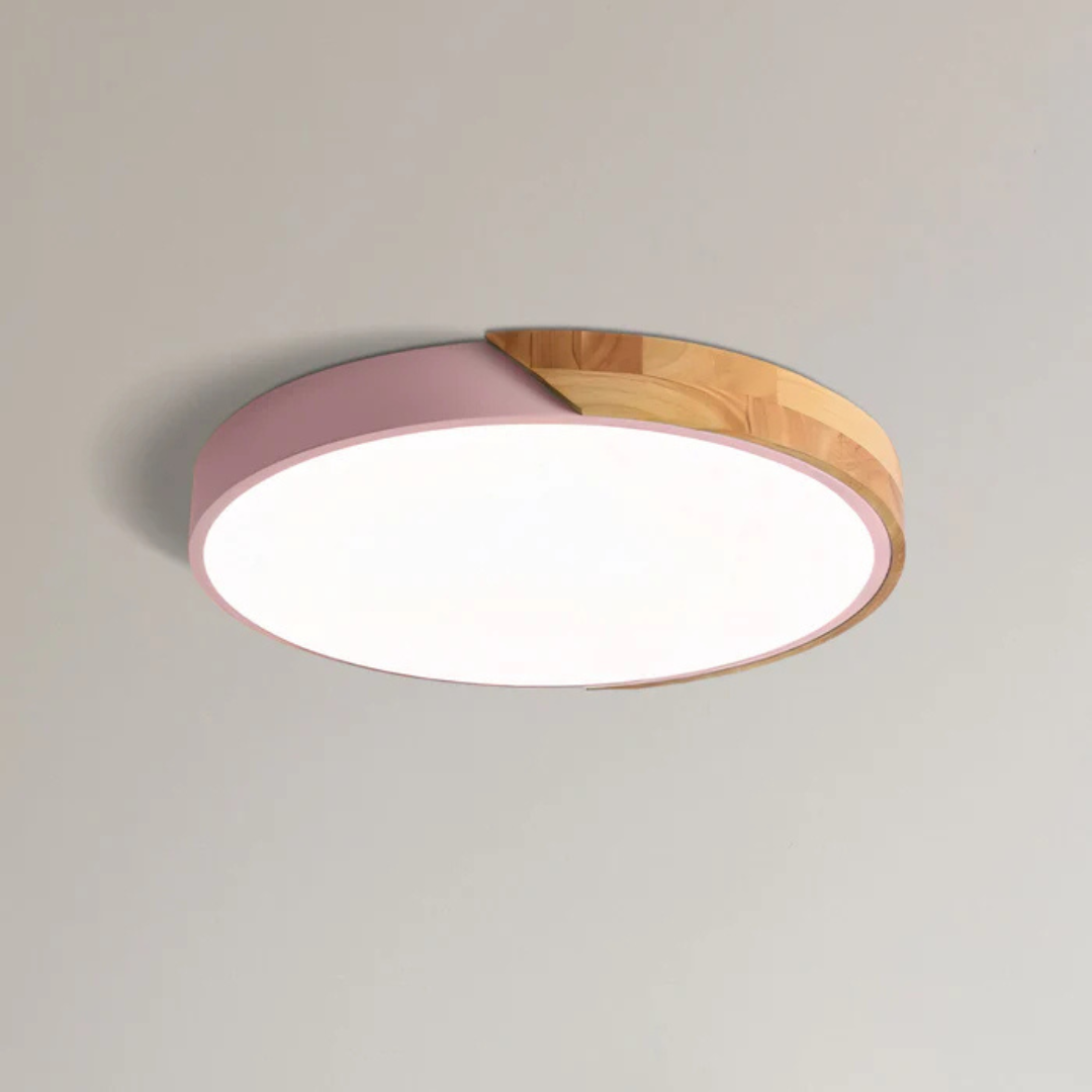 Lampada da soffitto a LED | Design moderno nordico in legno | Meowbutter