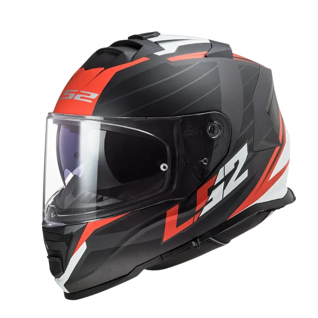 LS2 FF800 IronShell Racing kokokypärä - DOT- ja ECE-hyväksytty - Meowbutter
