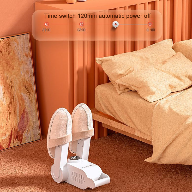 Secador de Zapatos Eléctrico - 55–60°C - Aire Caliente 360° - Temporizador de 120 Minutos - Opción UV | meowbutter
