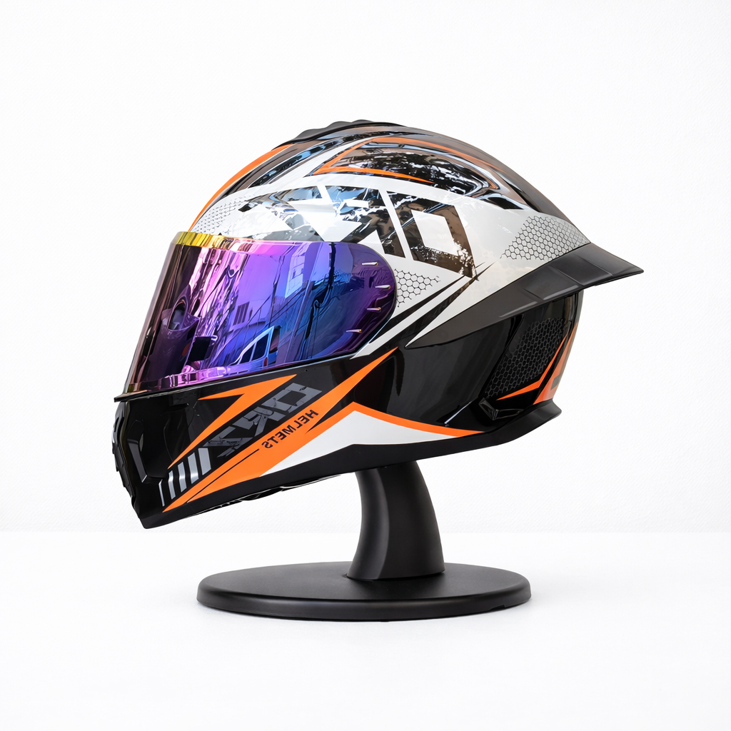 Casco Integral para Motocicleta ORZ-A03 – Protección para Todas las Estaciones - Meowbutter