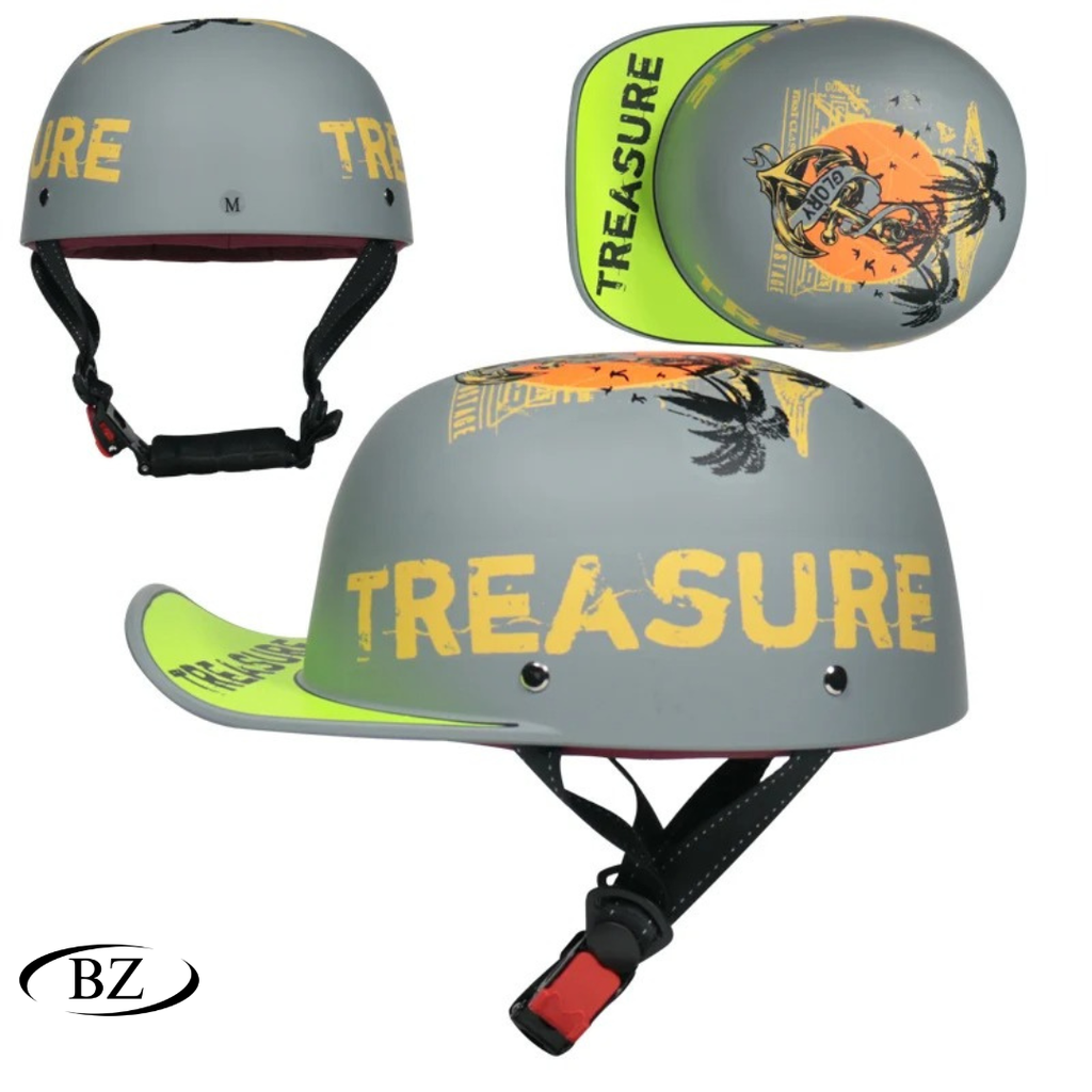 NY Motorcykel Vintage Retro Baseballkeps Hjälmar - Meowbutter