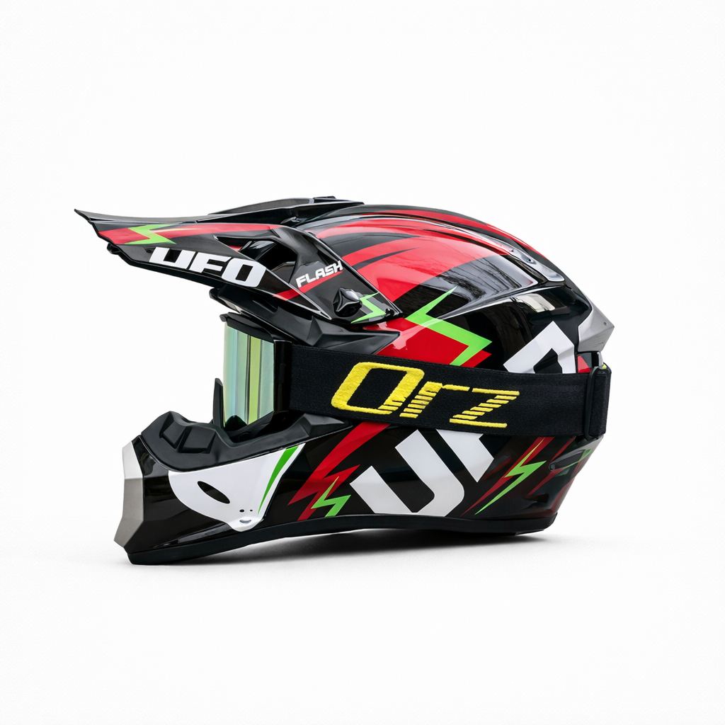 Casco Integral Off-Road de Motocross ORZ-126 - Meowbutter