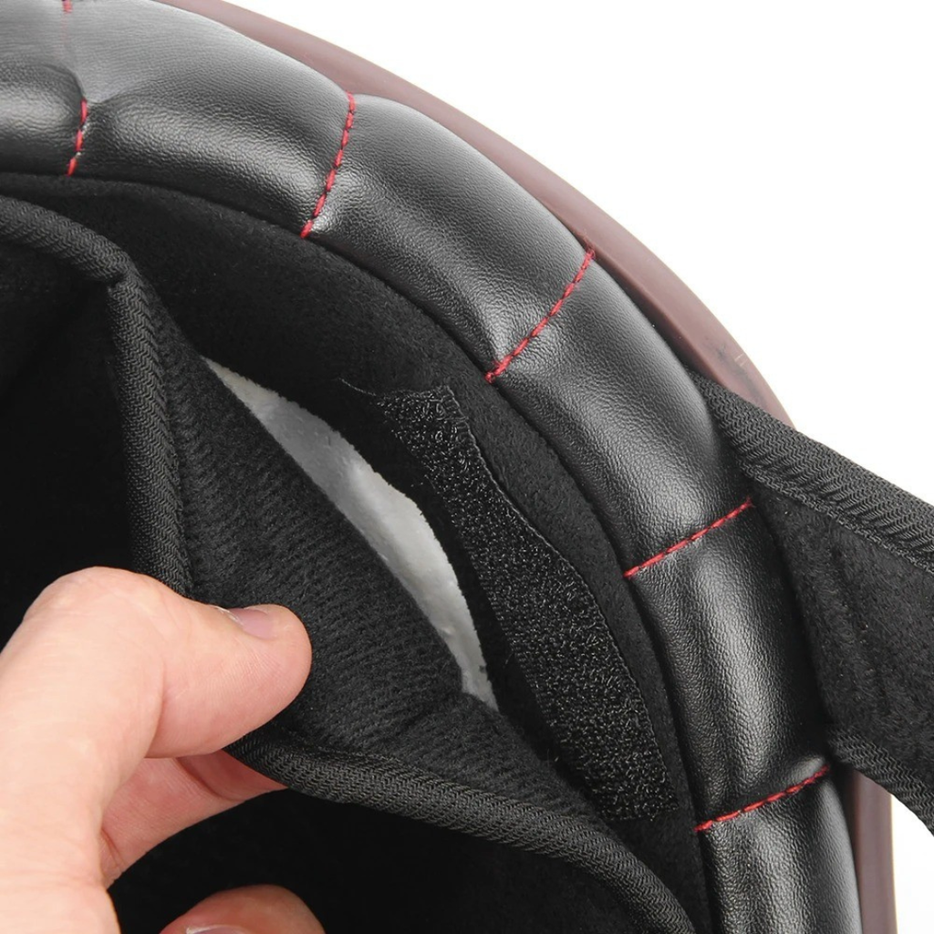 Casco de motociclista abierto estilo clásico – Certificado DOT - Meowbutter
