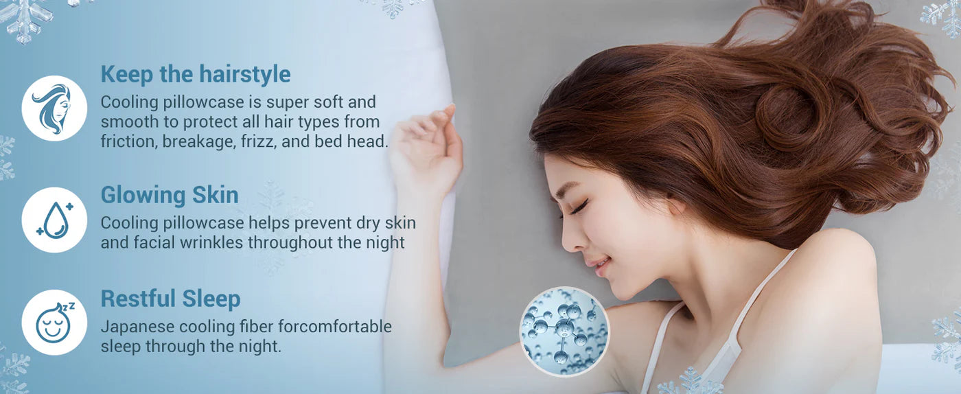 Premium Cooling Pillowcases for Hot Sleepers