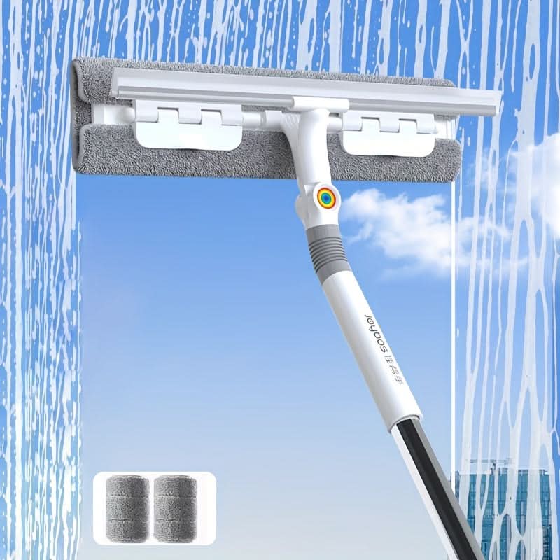 Limpiacristales giratorio 360° con mango largo | meowbutter