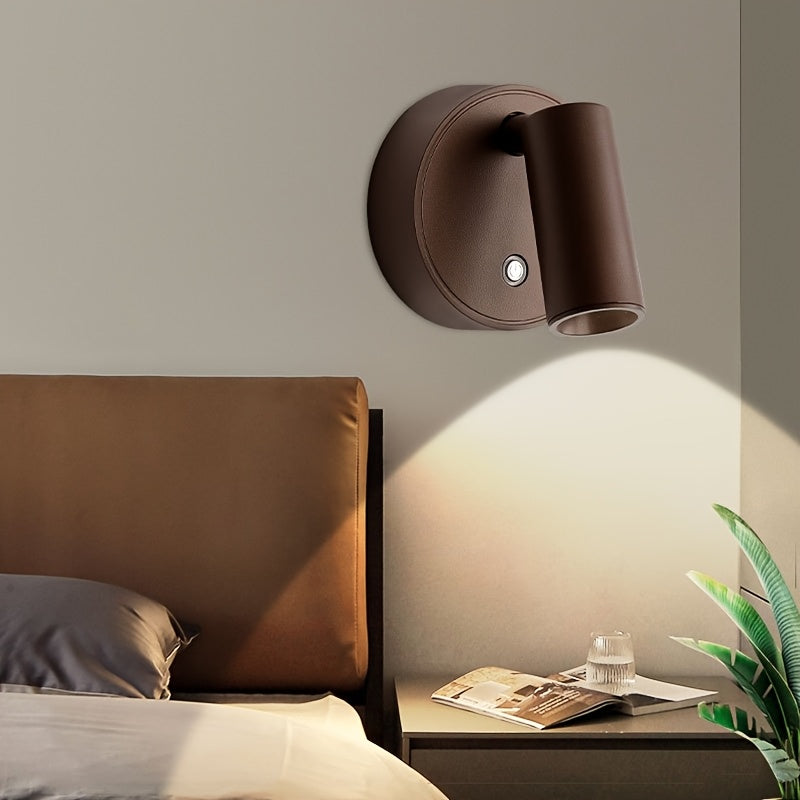 Wireless Magnetic Wall Light — USB Rechargeable, Touch Control Mount