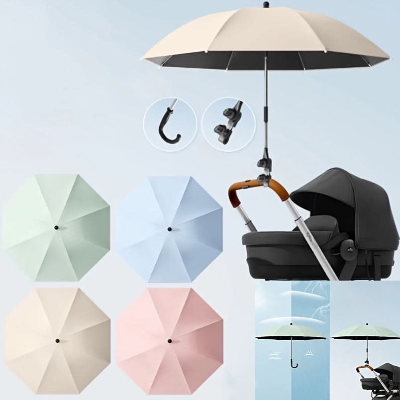 Bendable Arm Sunshade Umbrella for Strollers & Trolleys | meowbutter