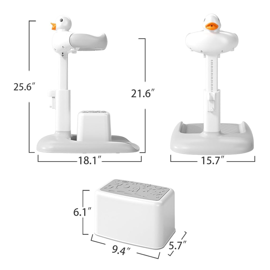 Hands-Free Upright Toddler Bath Stand