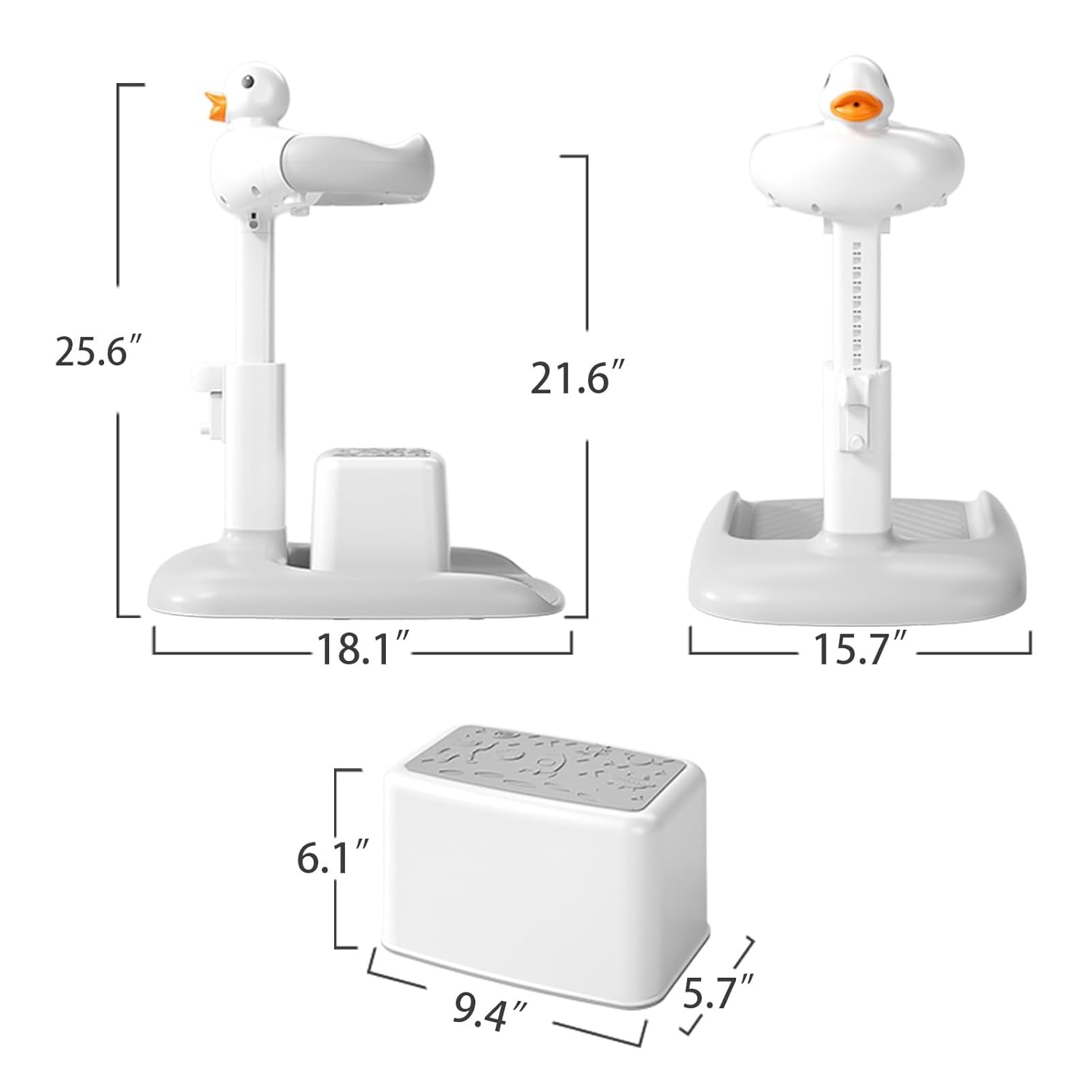 Hands-Free Upright Toddler Bath Stand