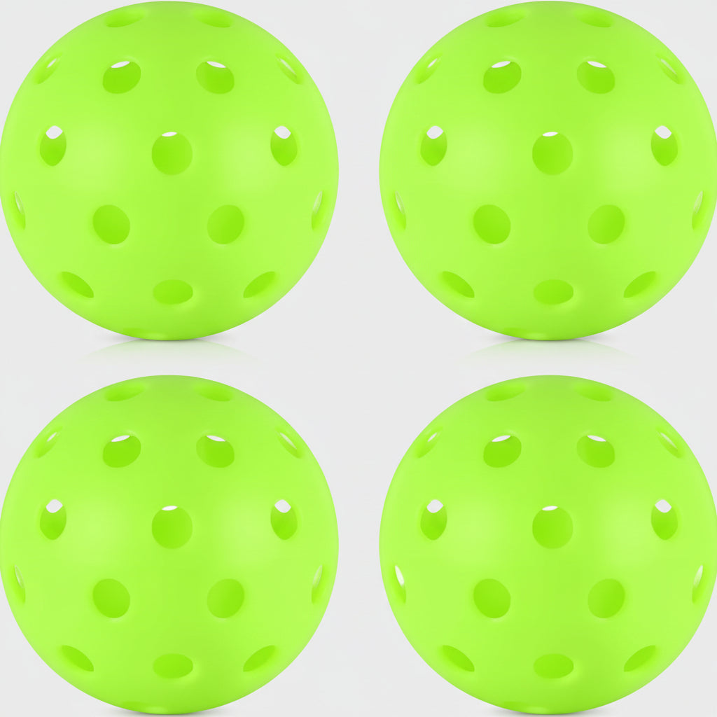 Outdoor 40-Hole Lightweight Pickleball Balls — High-Density Polyethylene Construction