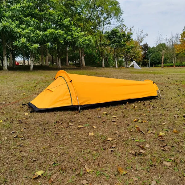Stan pro 1 osobu - vodotěsný PU2000 a PU3000 - hliníkové tyče - 0,7 kg - zelená a oranžová | meowbutter