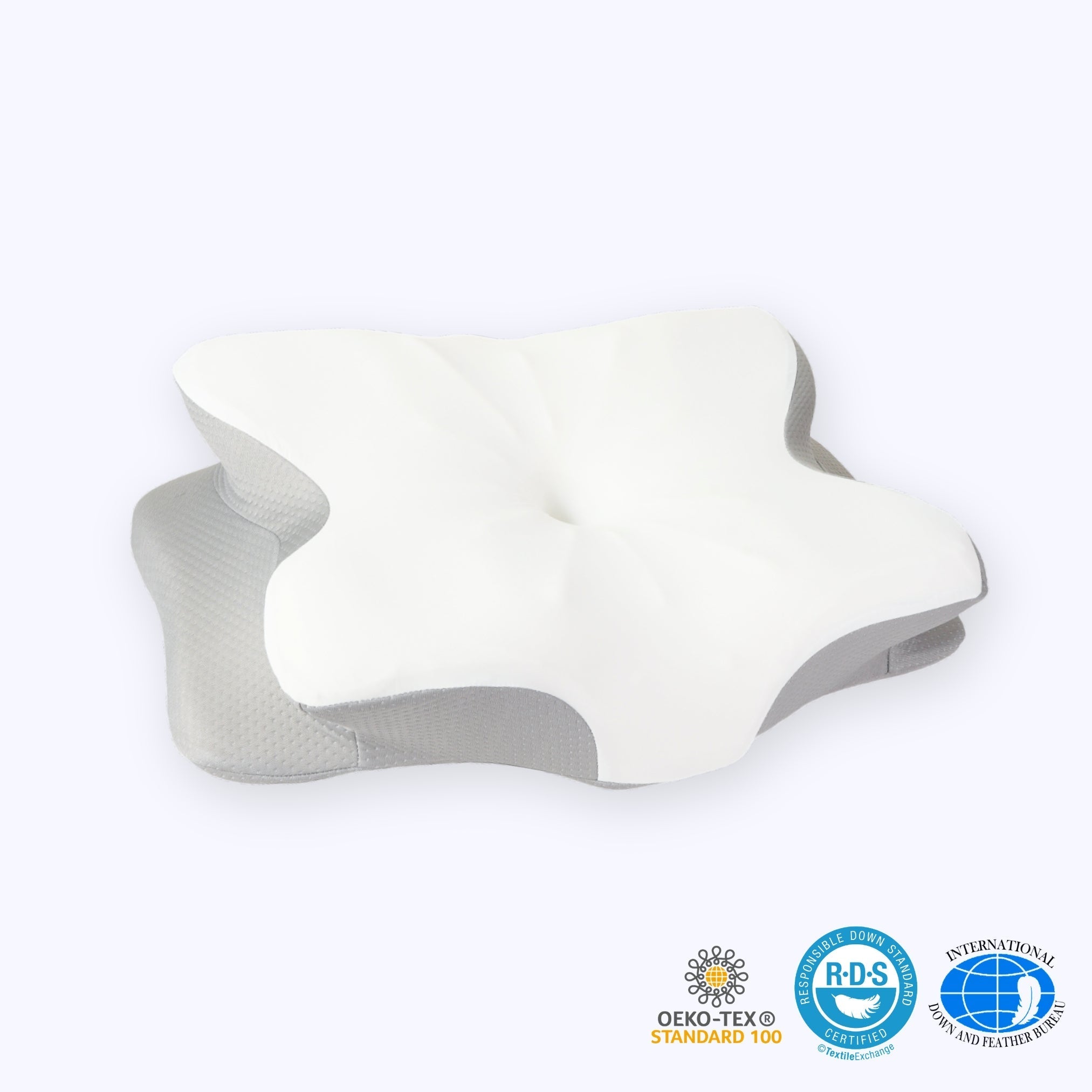 Ultra Cooling Pillow With Contoured Memory Foam For Restful Sleep